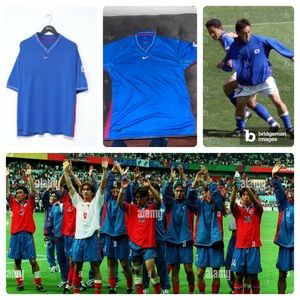 VTG NIKE SOUTH KOREA 97/98 SOCCER FOOTBALL TRAINING JERSEY LARGE